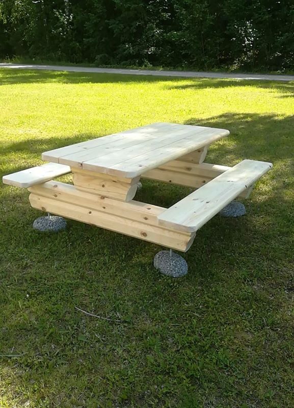 Aiamööbel seljatoeta 1,6m